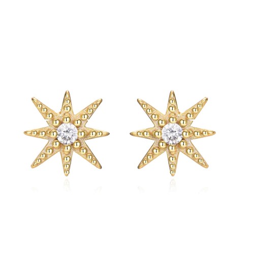 copy of White heart stud earrings