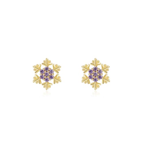 copy of White heart stud earrings