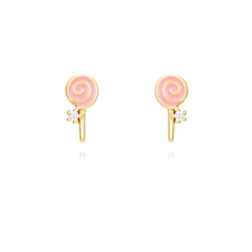 copy of White heart stud earrings