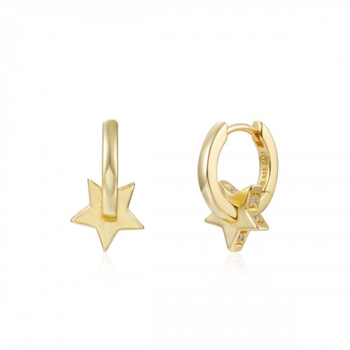 Widht star hoop earrings