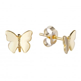 Butterfly stud earrings