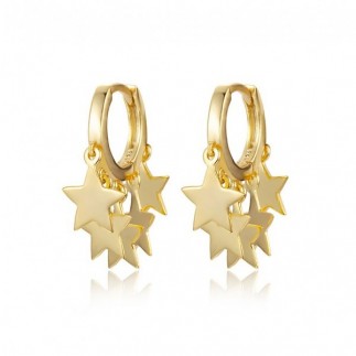 Thousand stars hoop earrings