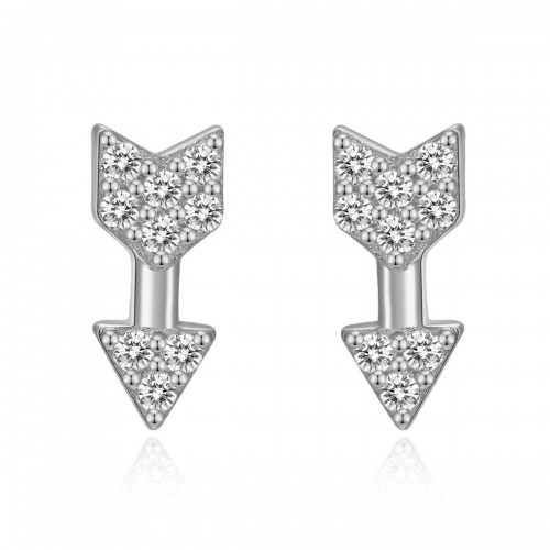 Zircons arrow stud earrings